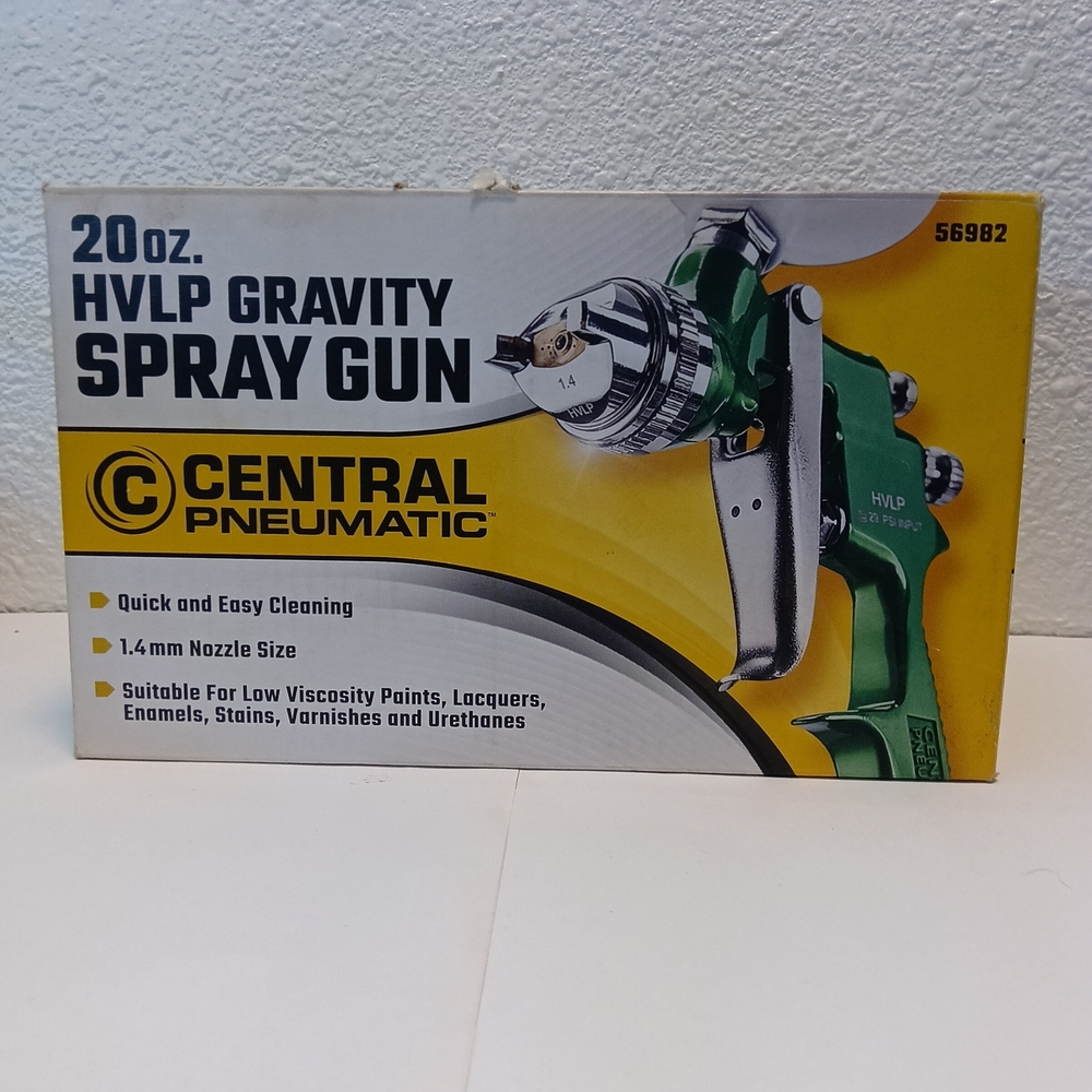 Green HVLP Gravity Spray Gun